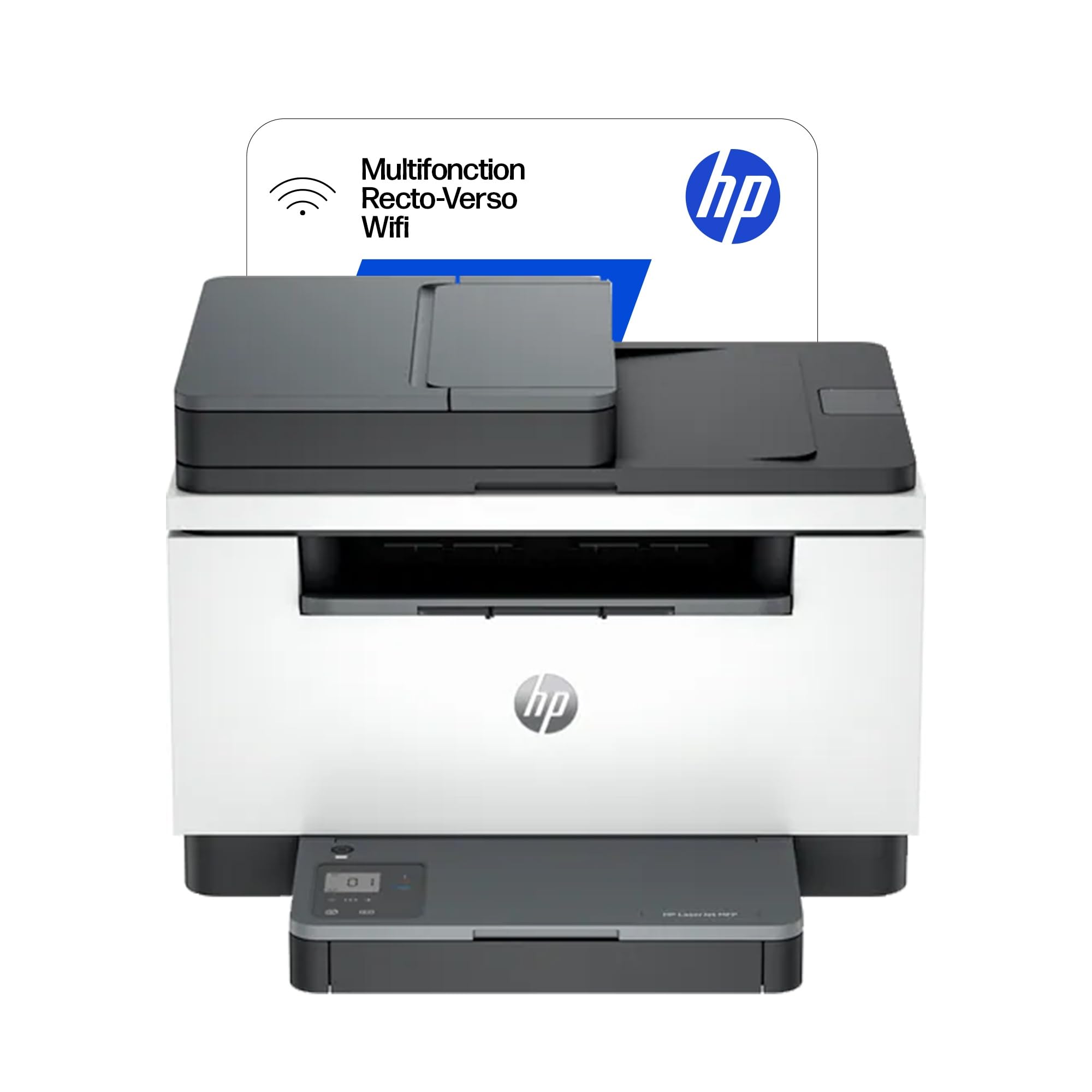 HP LaserJet M235sdw Imprimante Multifonction A4 Recto/Verso Automatique Noir et Blanc 27 ppm Wi-Fi Ethernet USB ADF Écran LCD Grise