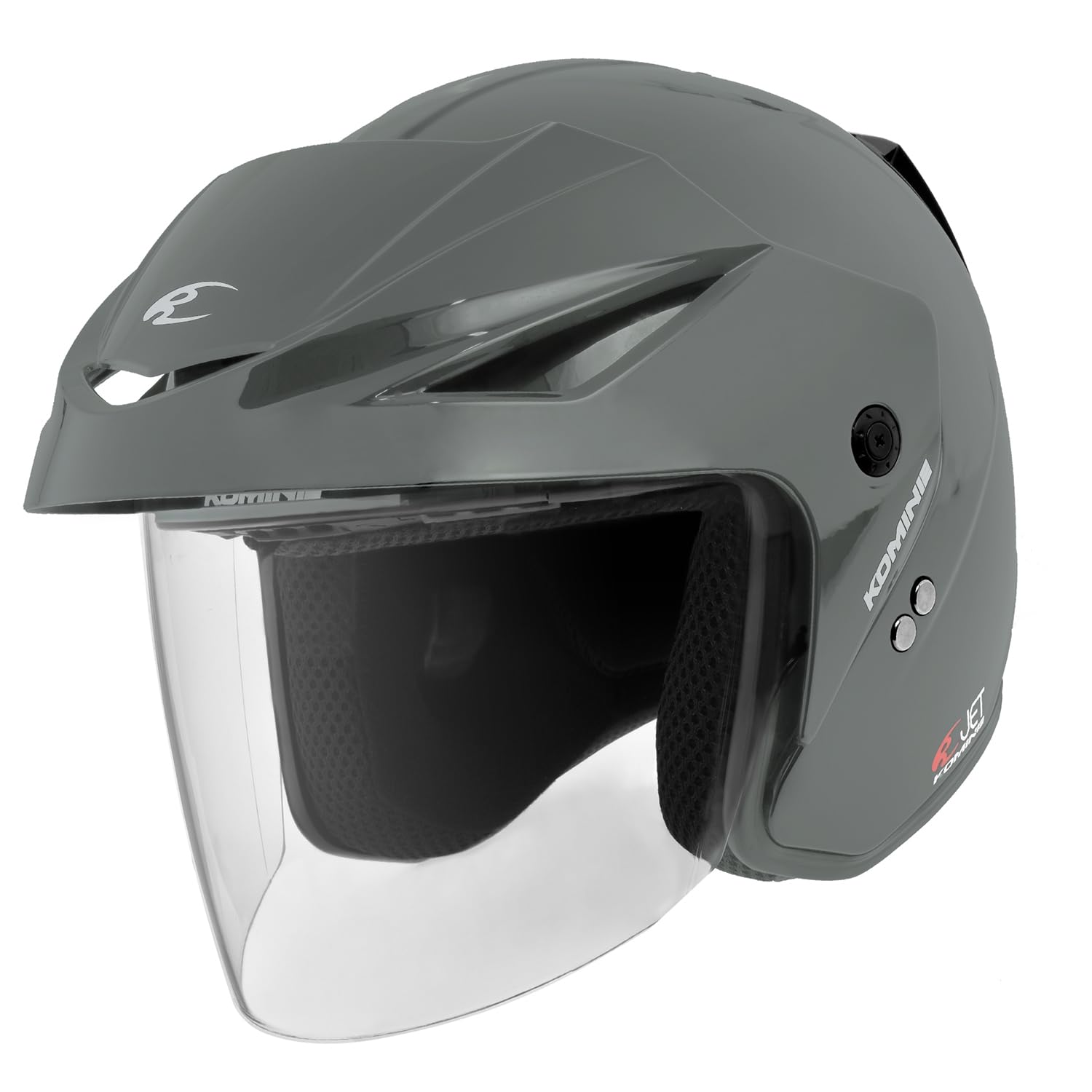 Amazon | コミネ(KOMINE) バイク用 HK-165 エーラ Basalt Grey M
