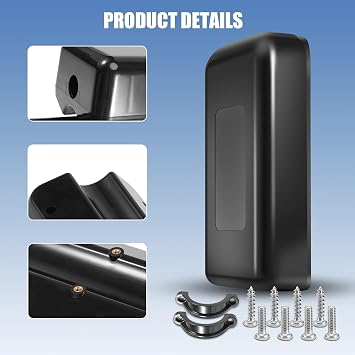 Extra-Large Plastic Controller Box for EBike, Moped & Mountain Bike - Waterproof and Dustproof Case, Black