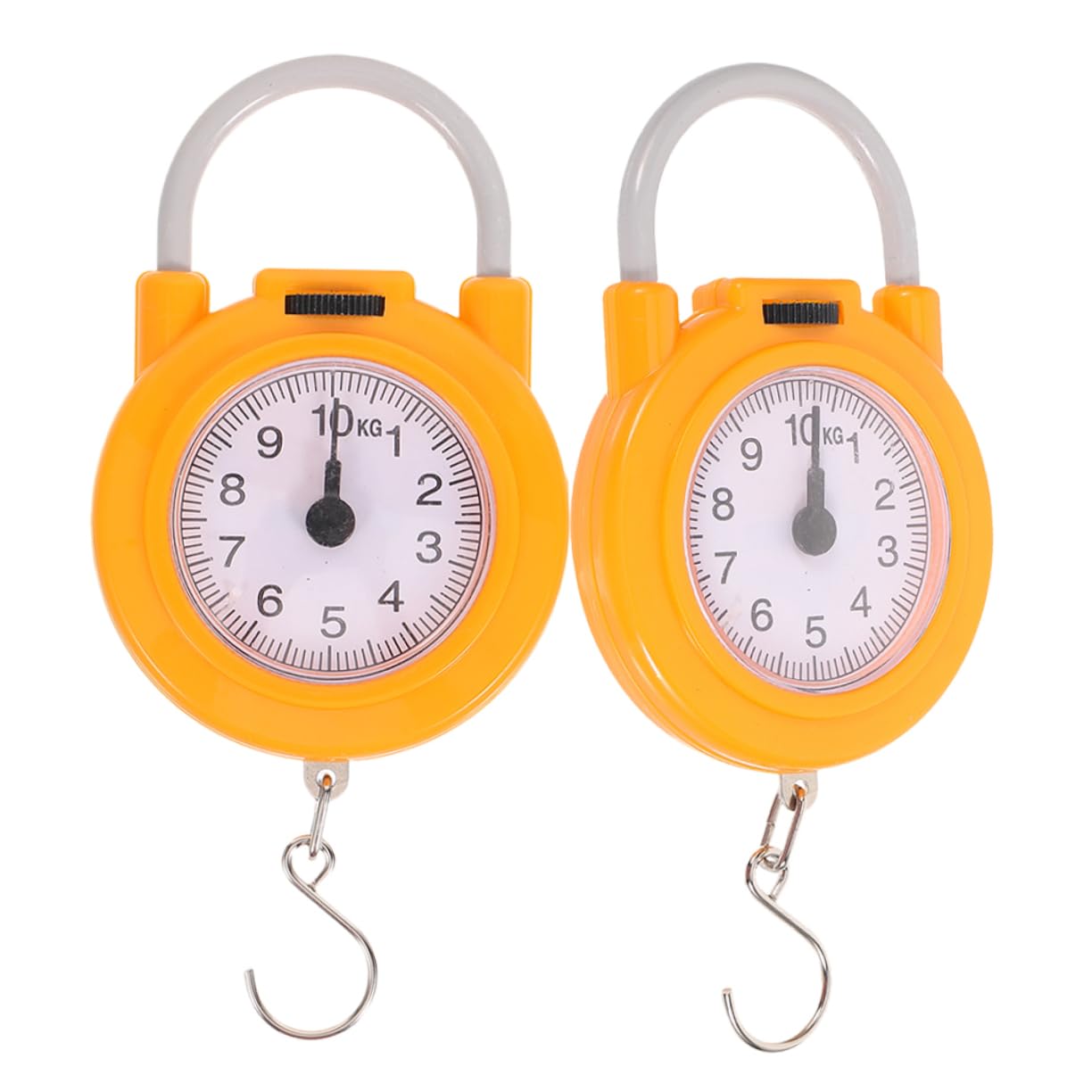 Healeved Spring Scale for Fish Compact Mechanical Hanging Scale with Built-in Hook for Kitchen Camping