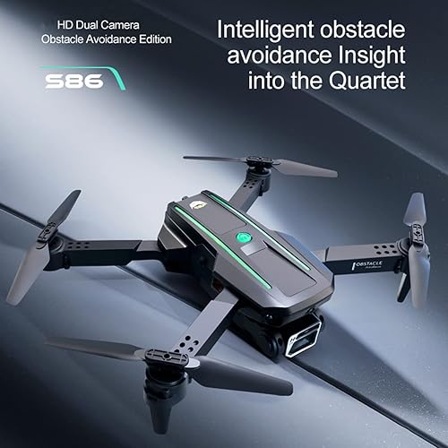 Miniatura 5 de Dual 1080p HD Fpv Camera Drone, Wifi Remote Control Image Transmission High-Definition Aerial Photography Flying Toy, Altitude Hold Headless Mode