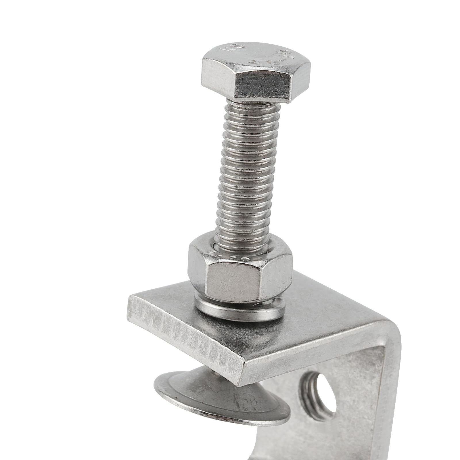 8 sztuk zacisków ze stali nierdzewnej C 304, wysokowydajne zaciski C, do obróbki drewna, mini zacisk ?rubowy z szerokimi otworami szcz?kowymi 30 mm, do obróbki drewna, spawania, stolarki,