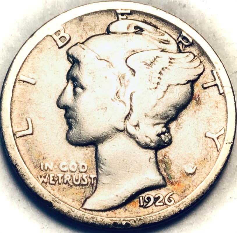 1926 S Mercury Silver Dime Very Good VG10