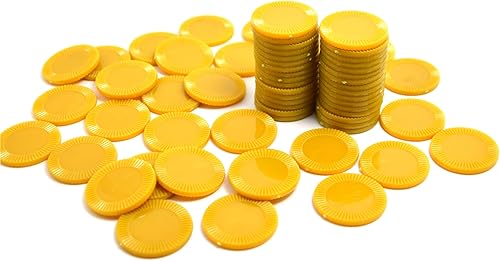 Miniatura 8 de Smartdealspro 64pcs 1.260 in1.26 pulgadas plástico opaco aprendizaje contadores discos mini fichas de póquer fichas de juego con caja de