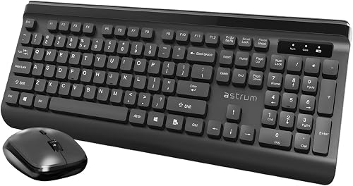 Astrum Wireless Keyboard & Mouse Combo, Quiet, 1600 DPI โ KW320