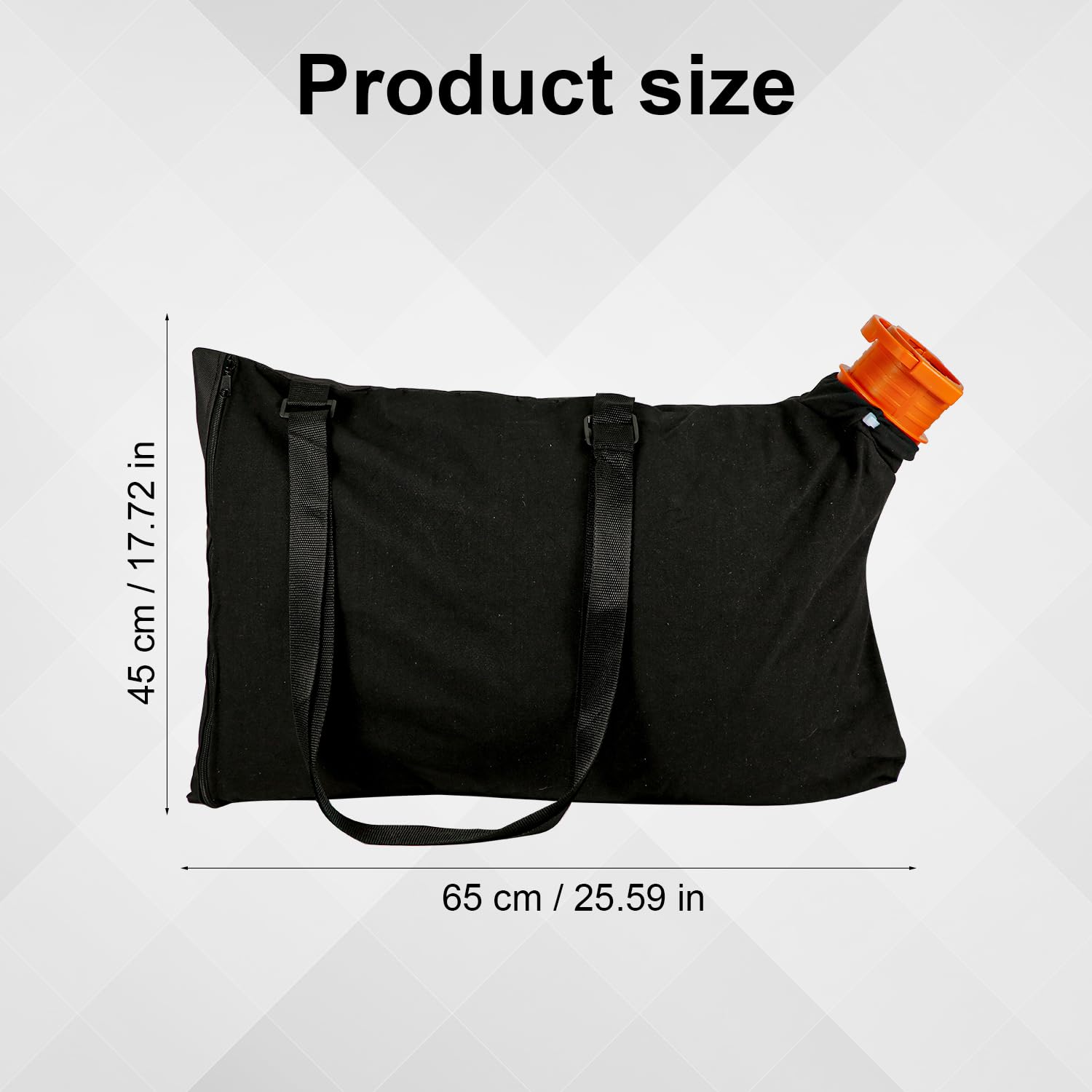 Sacco Per Soffiatore Foglie - Ricambio In Oxford 420D, 60x44 Cm, Per Aspirafoglie Da Giardino - Foto 3