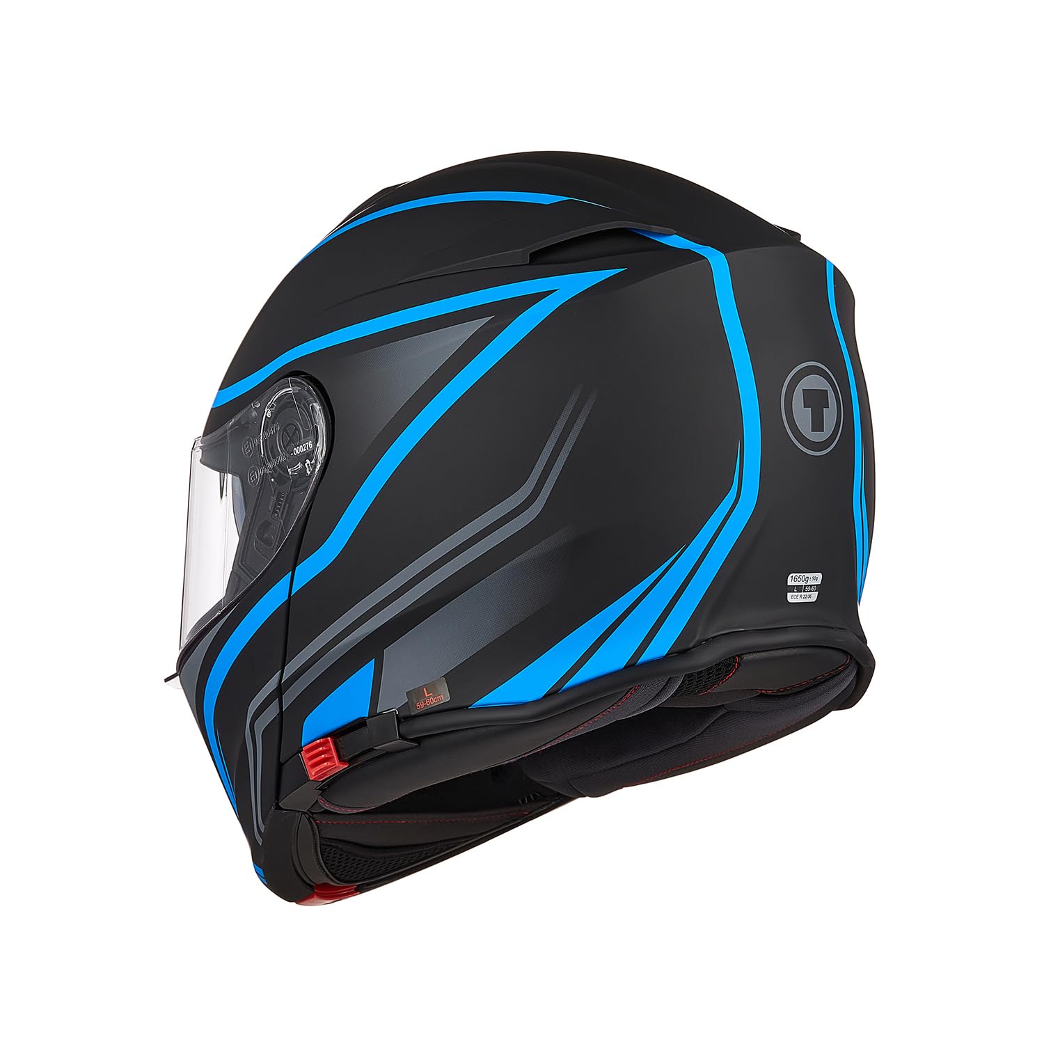 TORC Modular Moto Casco Integral Scooter Casco con Doble Visera ECE22-06 Aprobado