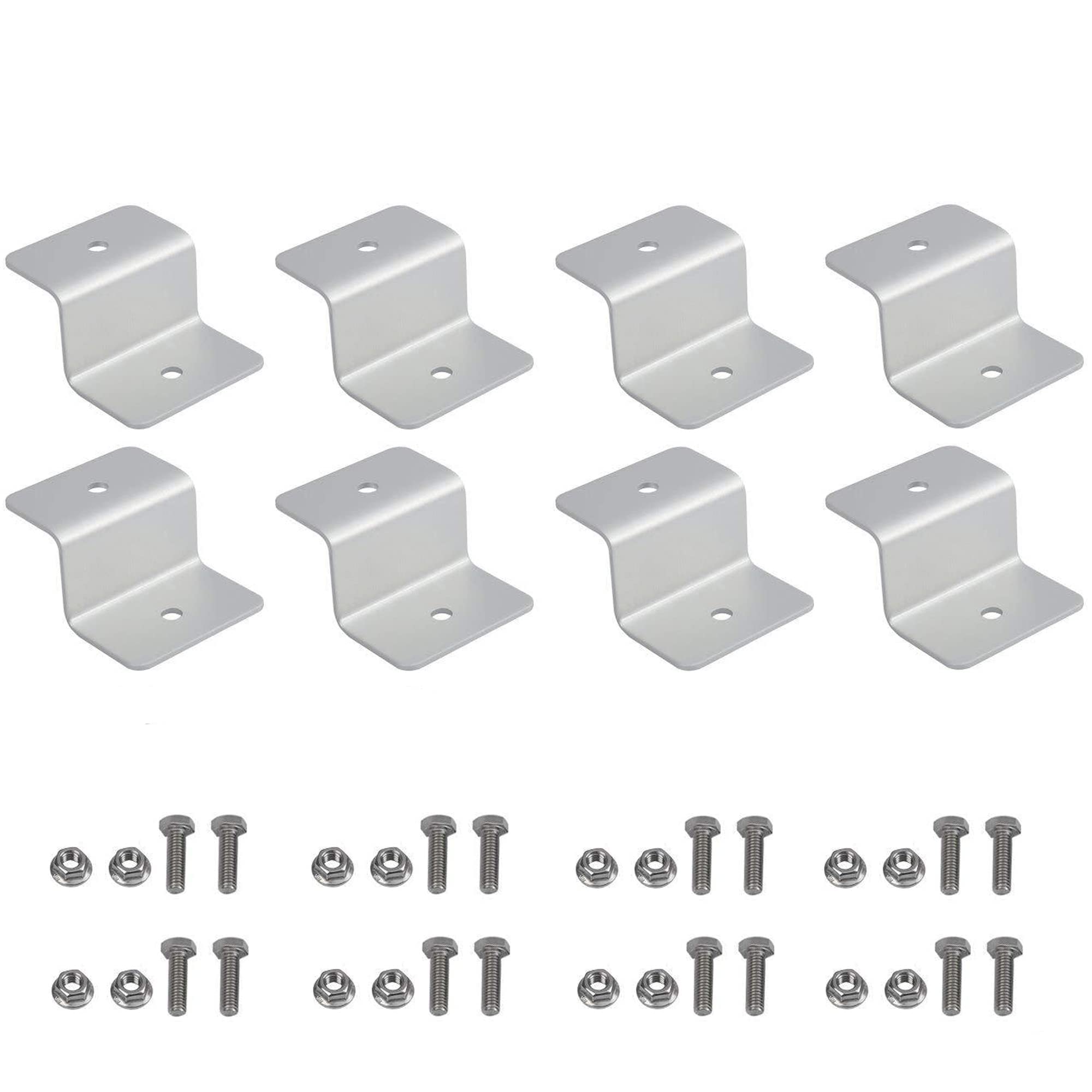 16 Packs Solar Panel Mounting Z Bracket Solar Panel mounting Solar Panel Bracket, Z Bracket, Solar Panel Installation, Solar Panel Accessories。