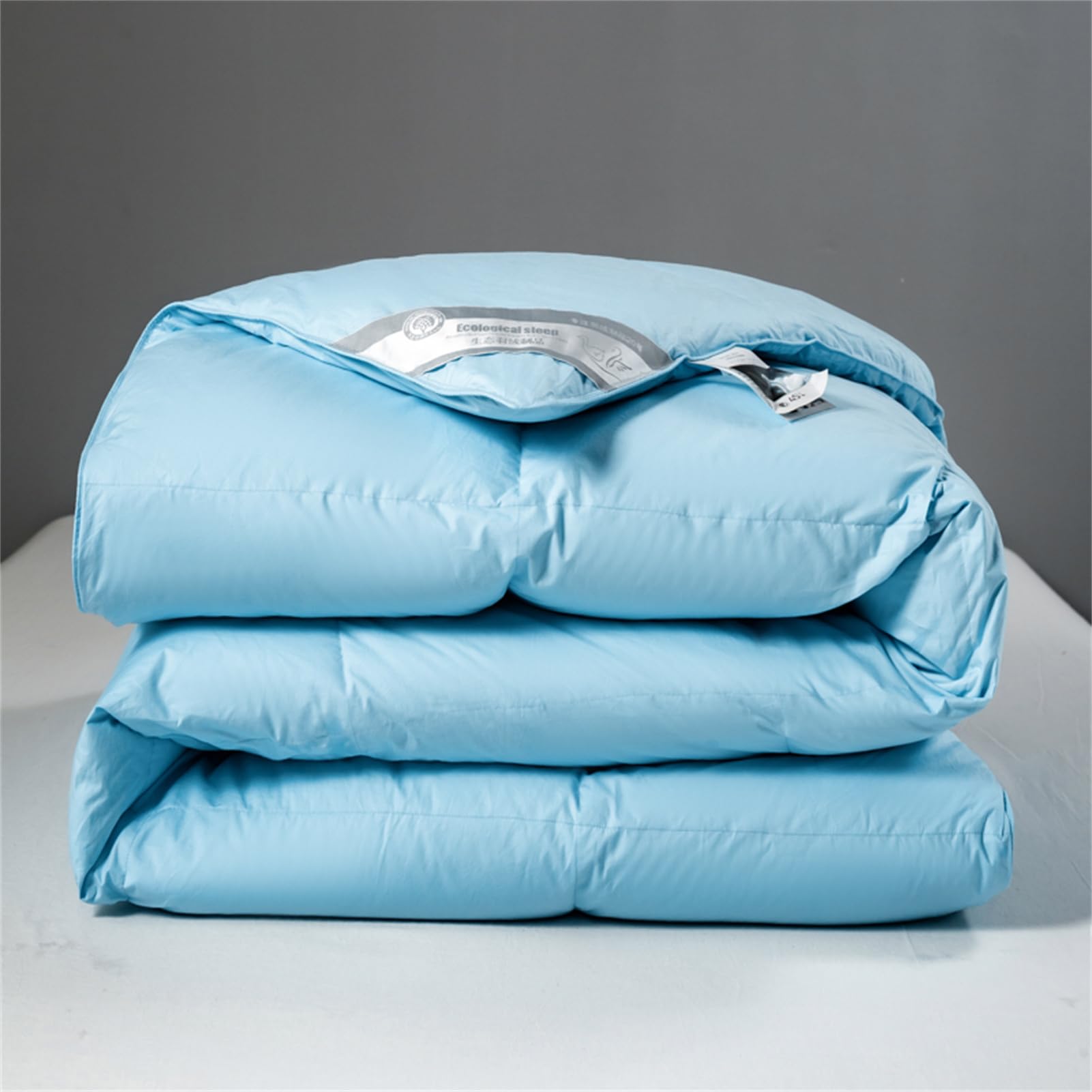 Piumone Trapunta Pashmina Super King Size 10.5 Tog - Cotone Egiziano Grigio Scuro