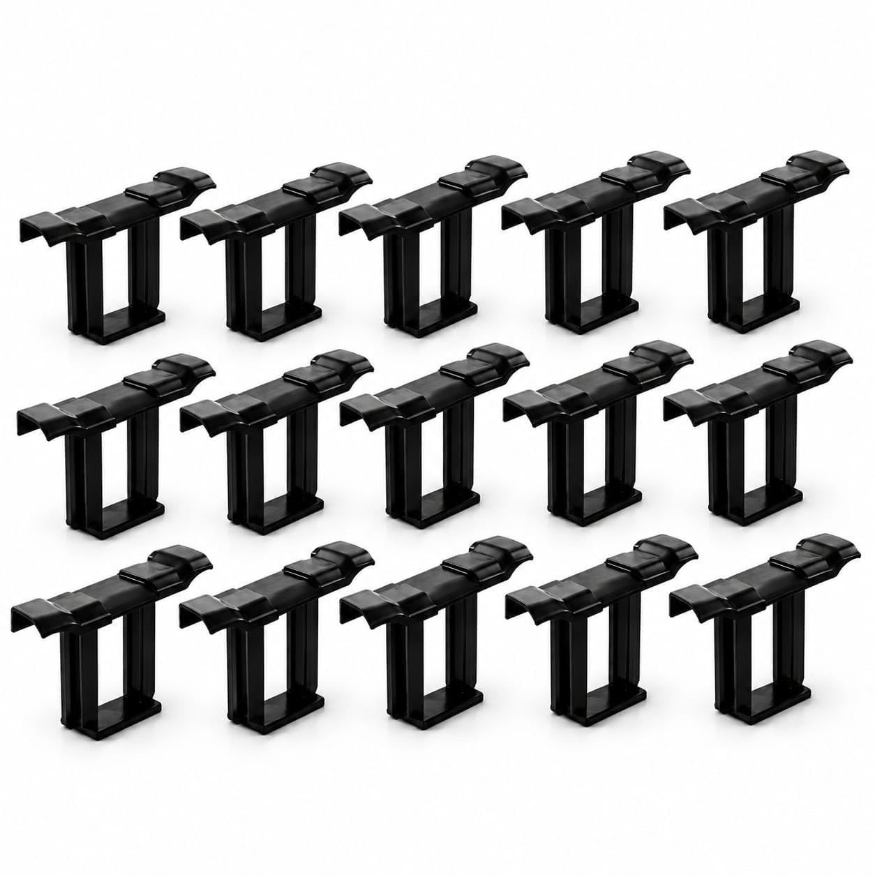 Solar Panel Drain Clips | 40mm - Pack of 15 | PV Module Water Drainage & Cleaning Support Clamps | Prevent Water Stains & Dust Build-Up-picture-13