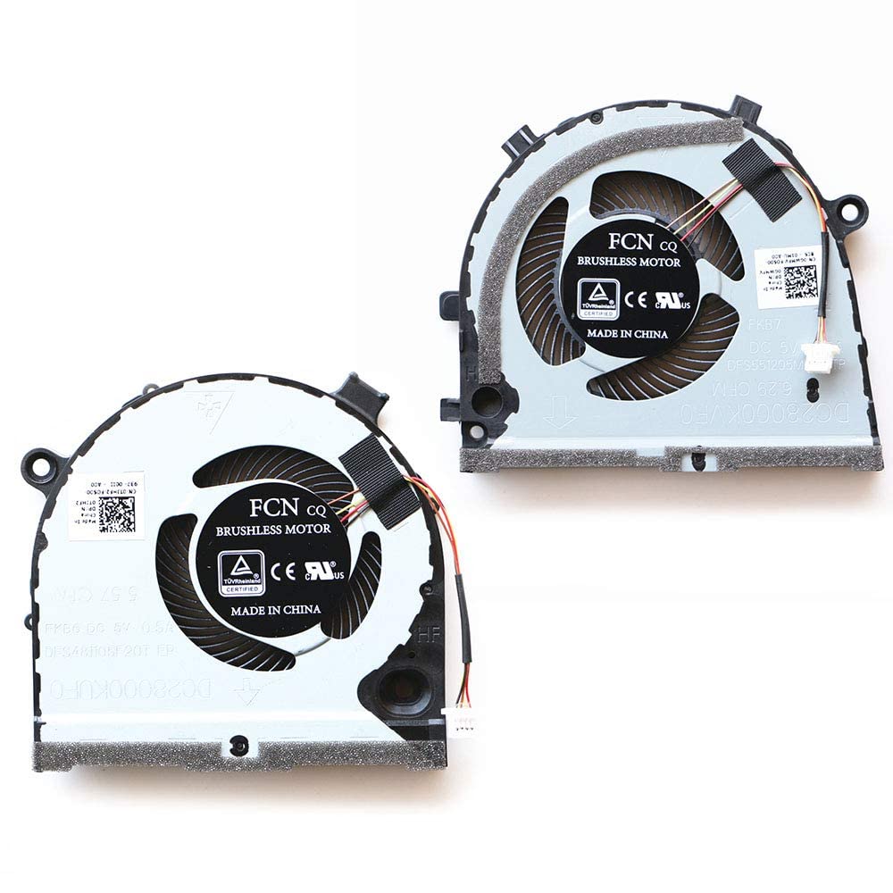 Laptop Internal CPU & GPU Cooling Fan for Dell Inspiron G3-3578 G3-3579 G3-3771 G3-3779 G5 5587 15 5587 Series CN-0TJHF2 DC28000KUF0 0GWMFV 0TJHF2 0TJHF2 DFS481105F20T FKB6 0TJHF2 OGWMFV laptop (B0DFH9GMZG) Amazon Price History, Amazon Price Tracker