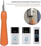 OGoDeal Ring Doorbell Tournevis Remplacement pour Ring doorbell Batterie Change & WiFi Mot de passe Réinitialiser l'accès Compatible avec Video DoorBell,Video DoorWell 2,Pro et Elite