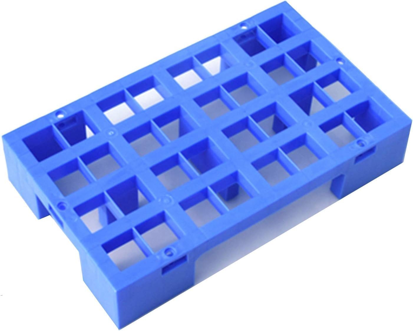 LNNW Plastic Pallet, mesh Breathable Plate, Warehouse, Supermarket Storage Goods Plate Floor Pallets for Garage Supermarket Basement(50x30x10cm)