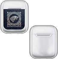 Vista 1 de Head Case Designs Funda de carga de cristal duro transparente con licencia oficial de HBO Game of Thrones House Stark Distressed Sigils compatible