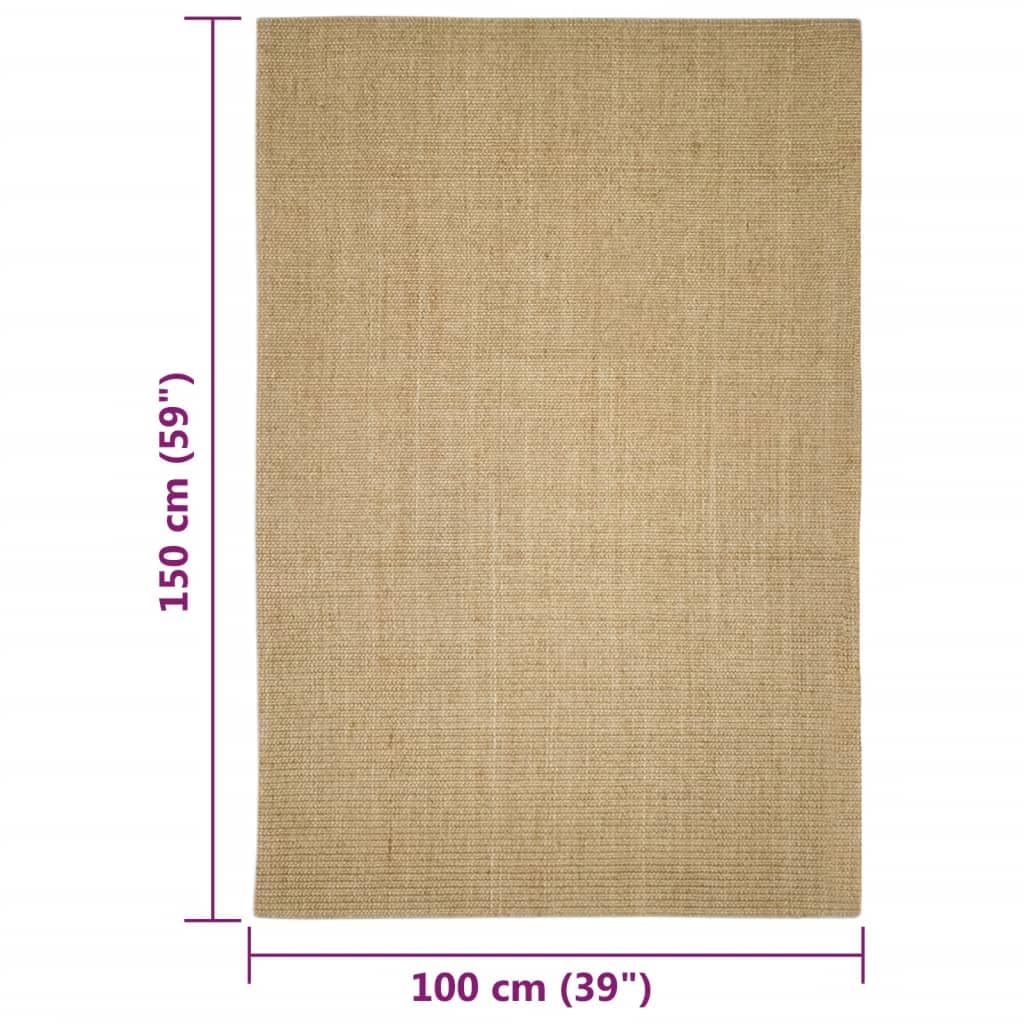 vidaXL Alfombra de sisal para rascador 100x150 cm, Alfombra rascador para Gato, Alfombra rascador para Gato de sisal, Alfombra de Suelo sisal