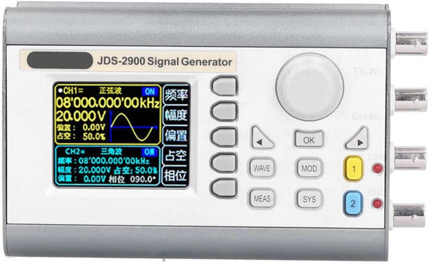 Current Signal Generator JDS2900-40M 2 Channel DDS Function Signal Generator Pulse Signal Frequency Meter AC100-240V