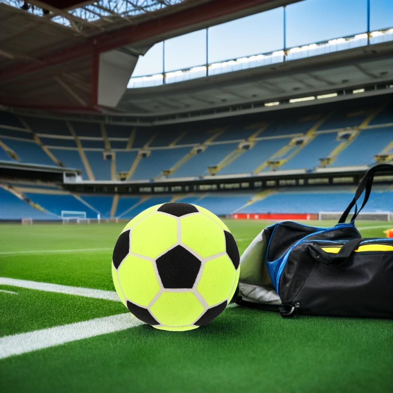 Klett FußBall Zielspiel Aufblasbarer Sticky FußBall FüR Indoor Outdoor Training Leichtes FußBallspiel FüR Familie Freunde Party