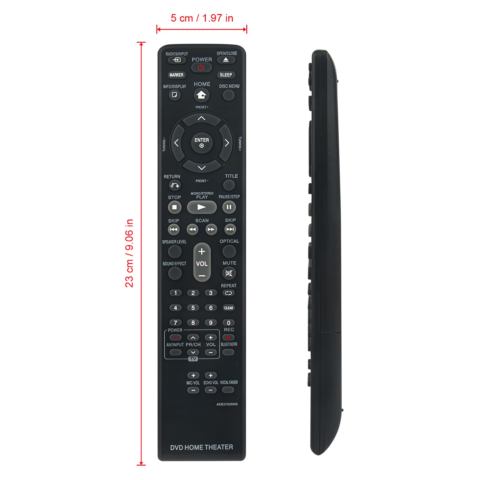 ALLIMITY Telecomando Universale Per LG TV E HT: Sostituisce AKB37026853 Per Modelli HT906SC, HT44C, HT805TH, LHD645 E Altri