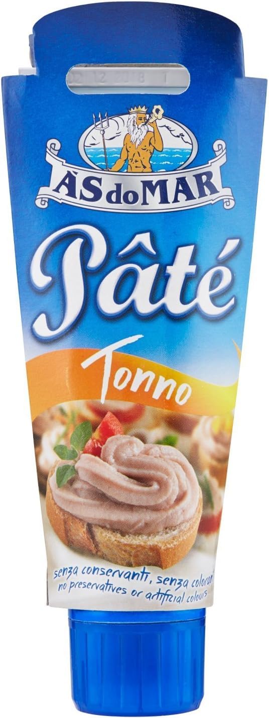 AS do MAR Patè Tonno Crema de atún 6 x 100 g untable + Italian Gourmet plpa 400 g