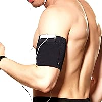 Vista 9 de Brazalete universal de ejercicio para teléfono para correr, correa de brazo ligera, soporte deportivo para correr, entrenamiento, compatible