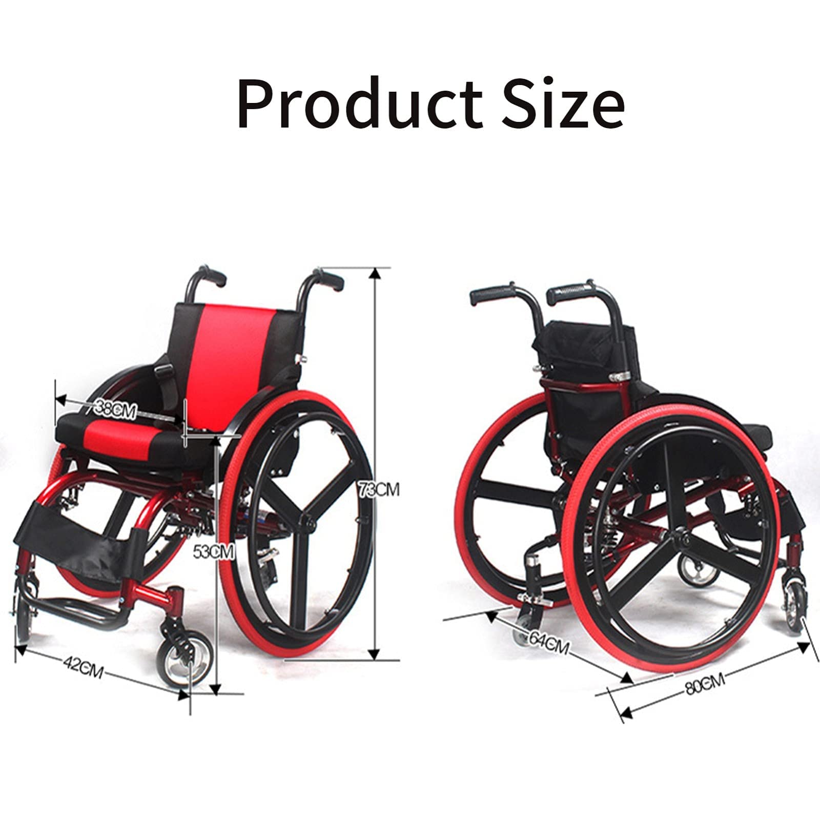 Silla de ruedas para ancianos, deporte, manual, autopropulsada, silla de ruedas, aluminio, ultraligera, plegable, portátil, rápida, para deportes, silla de ruedas, aplicable para niños, cerebro, pará