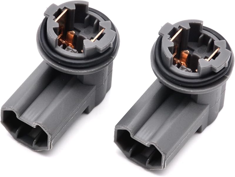 Soquete de lâmpada da lanterna traseira HAOTOM para Toyota RAV4 2013–2016 81275-12501 – 2 unidades