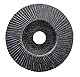 Bosch Accessories Professional Fächerschleifscheibe (für Winkelschleifer verschiedene Materialien, Ø 115 mm, Körnung 80), Schwarz