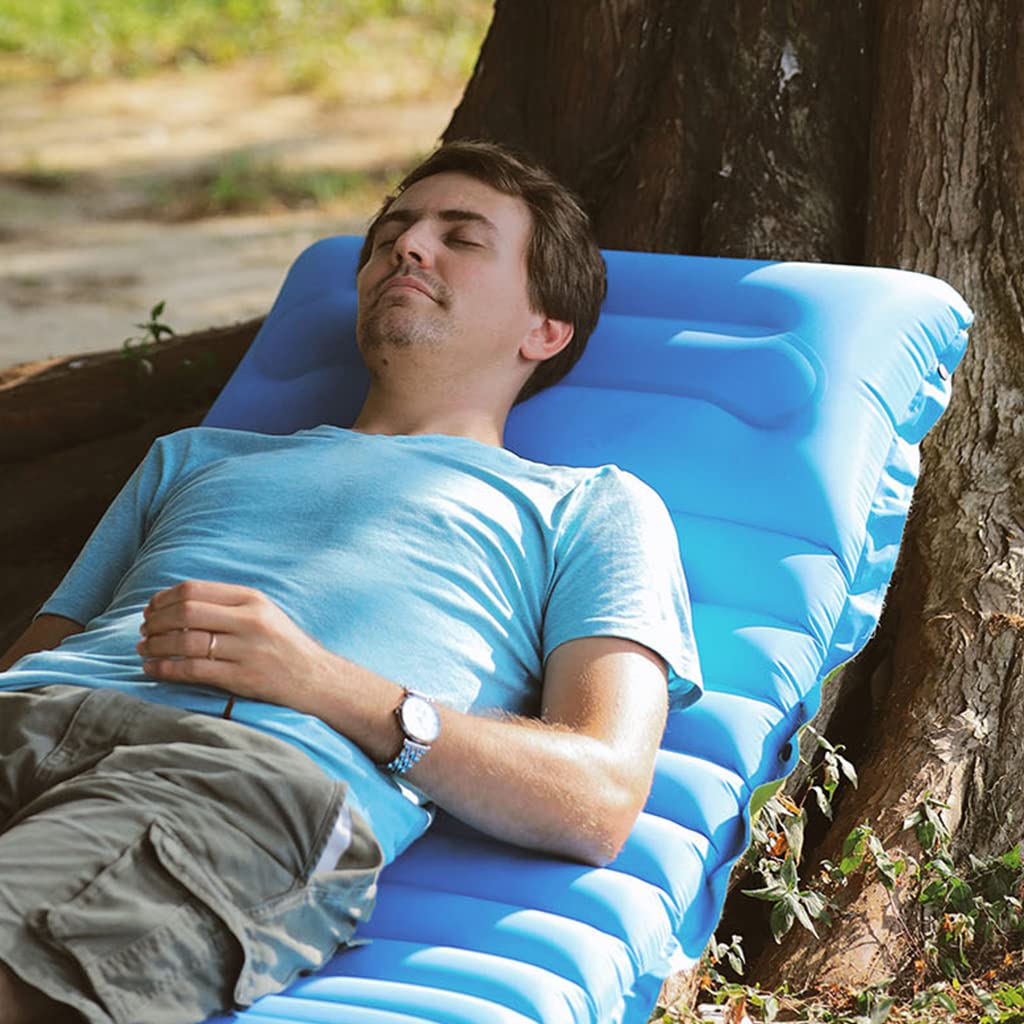 Colchoneta hinchable autoinflable, colchoneta de empalme, cama hinchable para playa, camping