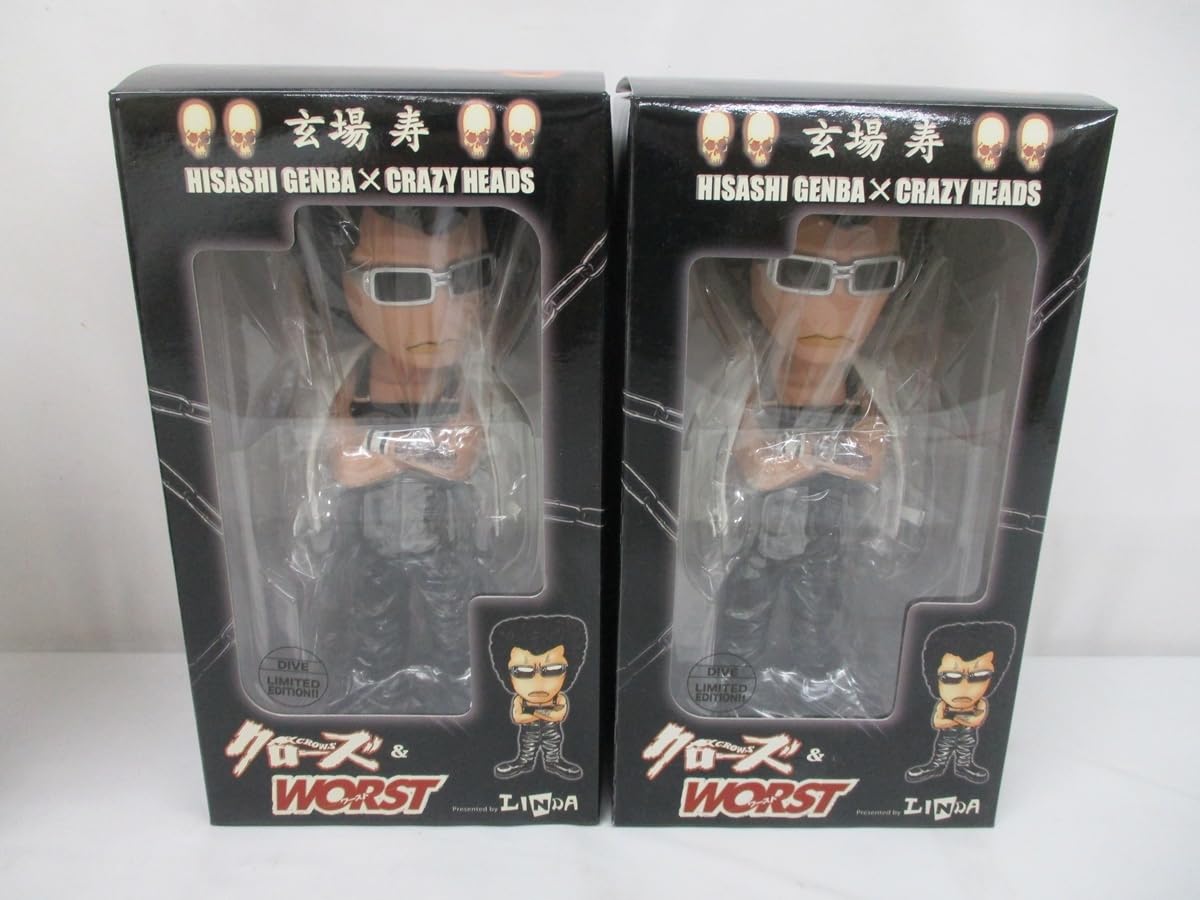 Amazon | 5138P 未 クローズ&WORST CRAZY HEADS フィギュア 9個 鮫島 