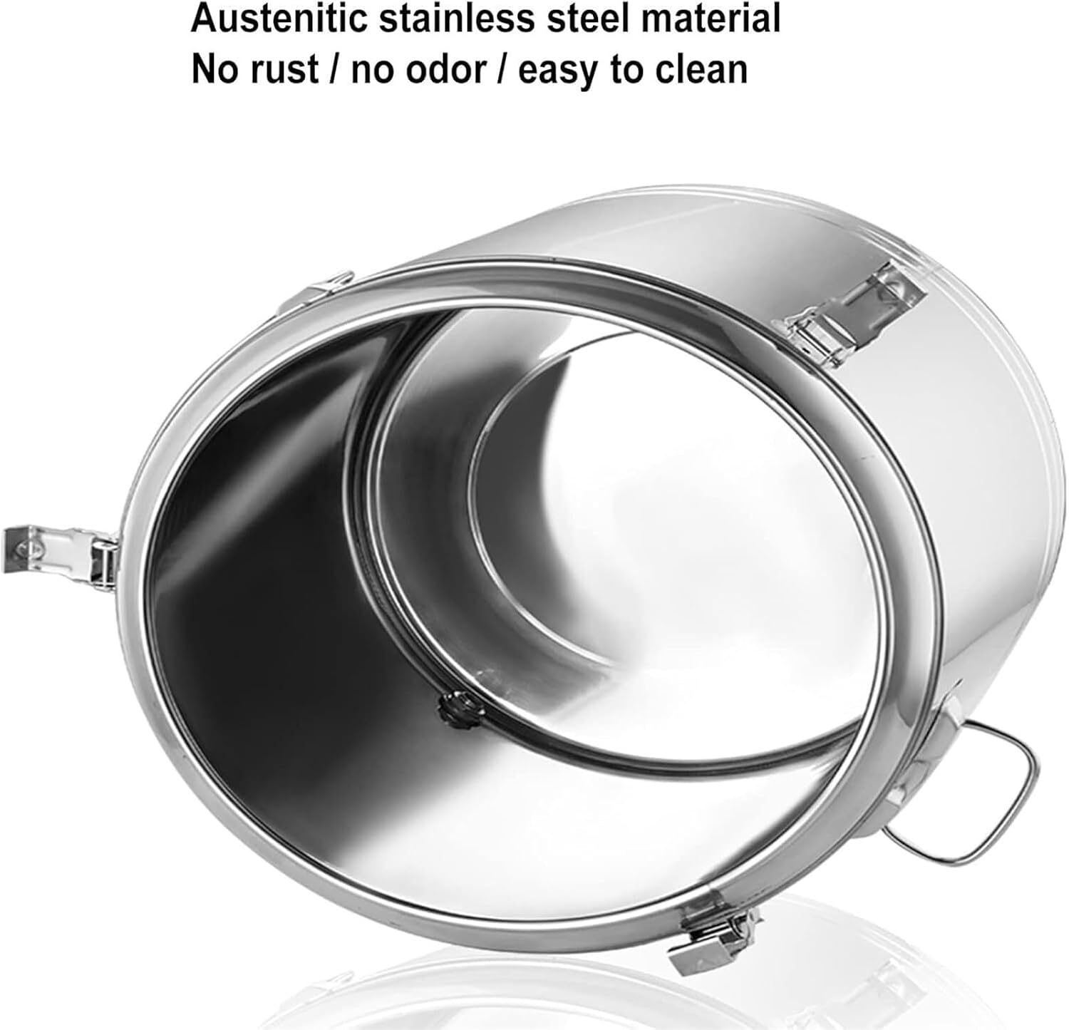 Stainless Steel Insulated Bucket With Faucet, Large Capacity Commercial Soup Urn, 20L