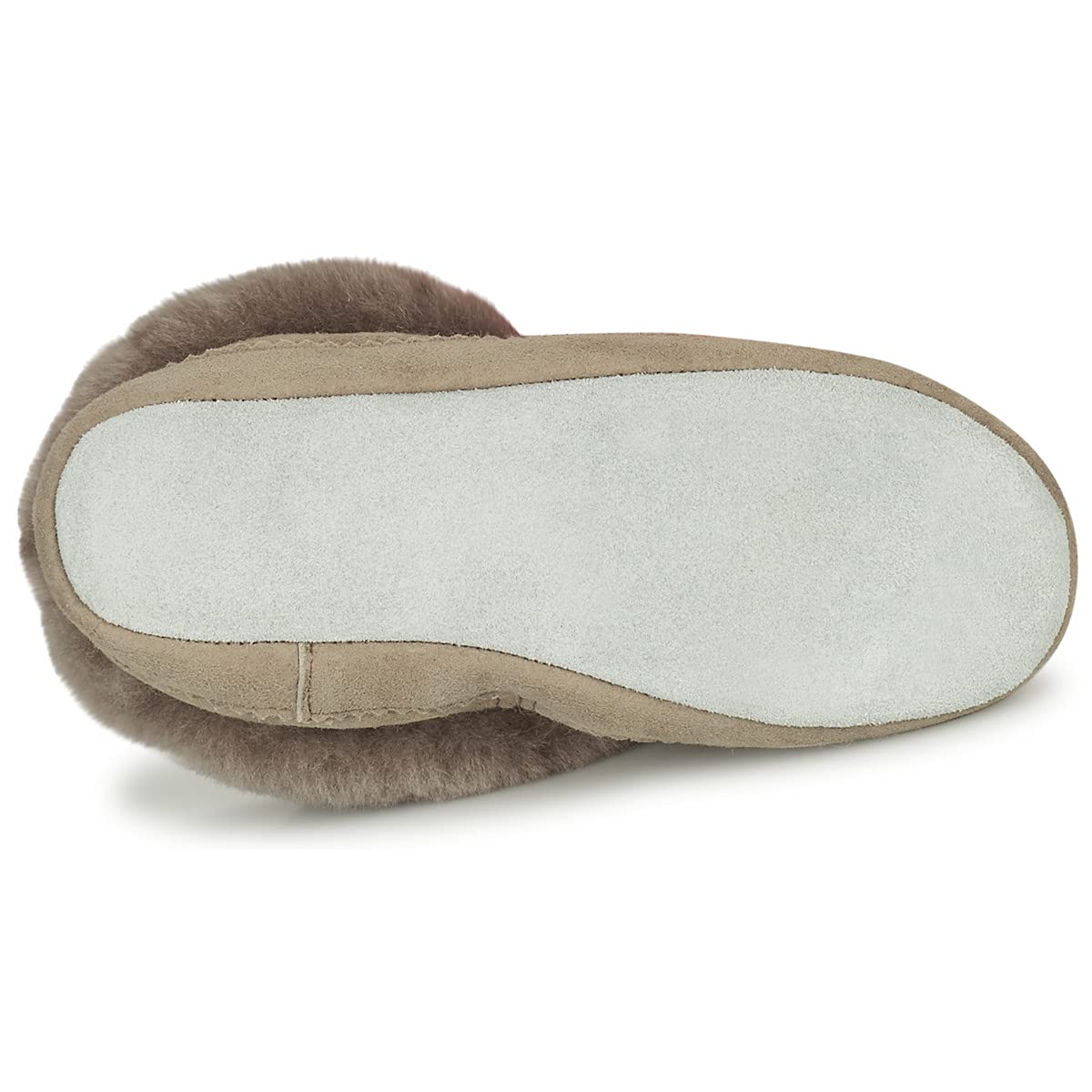 Genérico Pitea, Zapatillas de oveja volteadas para niños, color Stone, talla 25, gris, 26 EU