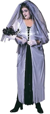 Skeleton Bride Costume - Spooky & Sexy Halloween Outfit (Large)