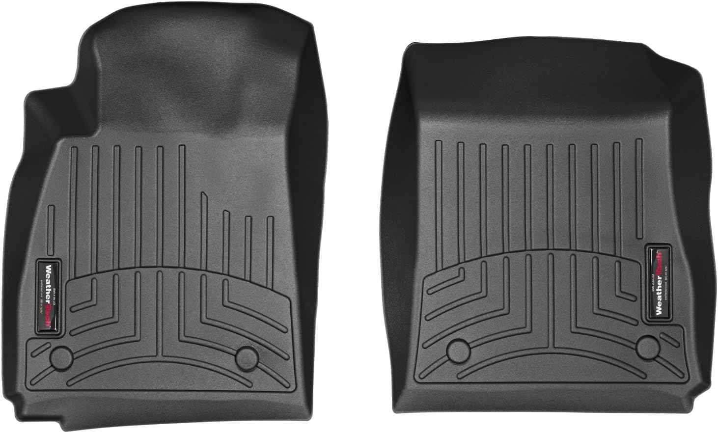 WeatherTech Custom Fit FloorLiners for Chevrolet Impala - 1st Row (445341), Black