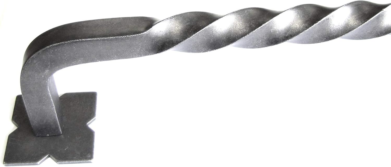 Top Knobs M1247-18 Normandy Collection 18" Center to Center Pewter Twist Appliance Pull, Pewter