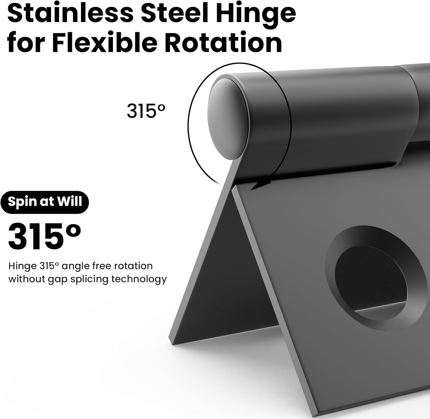 16 Pcs Small Stainless Steel Door Hinges, 2 inch Window Folding Hings, Home Furniture Hardware with 96 Screws (Black)
