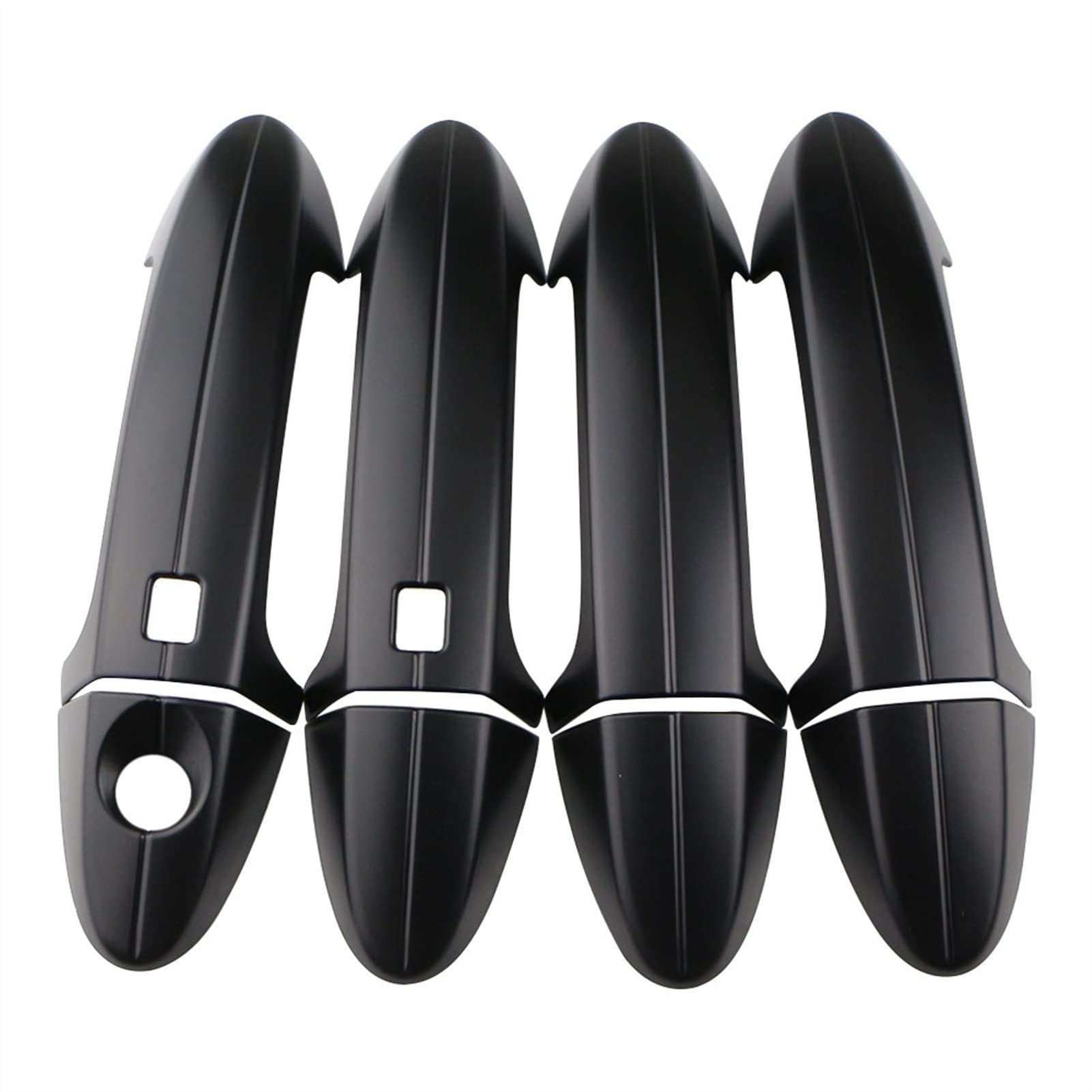 QWQTHGS Car Exterior Door Handle Cap for Fiesta Mk7 2009-2013 ABS Chrome Trim Door Handle Covers Auto Car-Styling