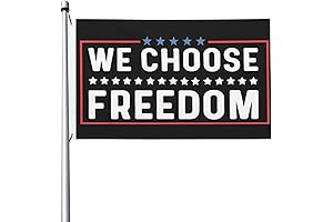 We Choose Freedom Flag 3x5 Ft - Outdoor Double Sided Flag for Garden and Dorm