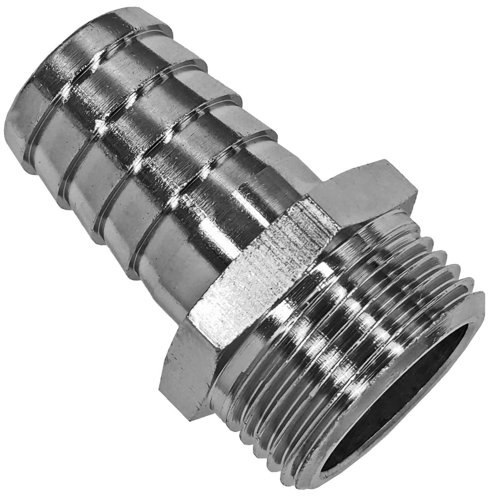 Produktbild von MegaHaustechnik Stopfen 1 Zoll AG – DN25, Außengewinde 33 Mm, Messing-Fitting Für Trinkwasser, Rohrverschluss Mit Vierkant