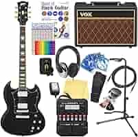 Amazon | エレキギター 初心者セット SG タイプ VOXアンプ付18点