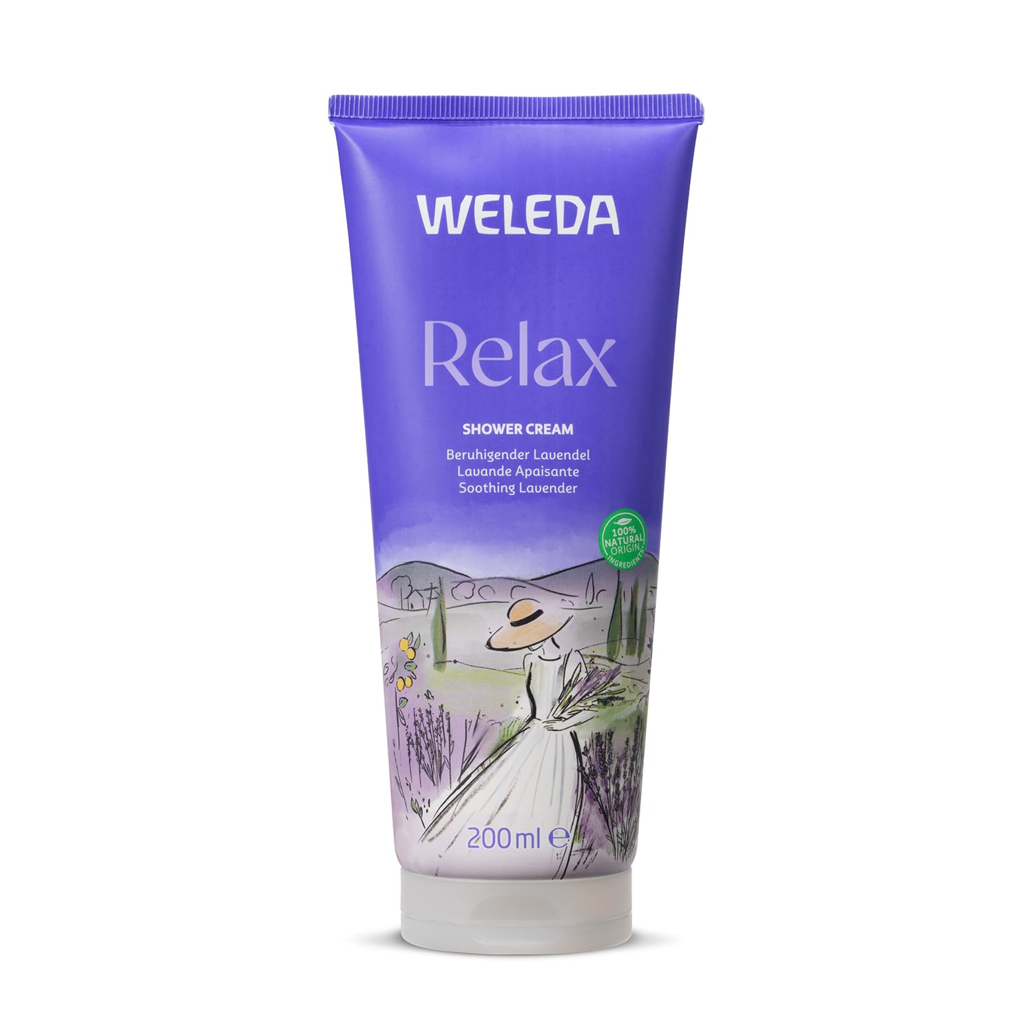 Weleda Lavender Creamy Body Wash, 200ml