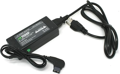 Miniatura 1 de Wasabi Power D-Type Cargador con cable de grifo D para batería de montaje en V batería de bloqueo V batería de montaje en oro y videocámaras