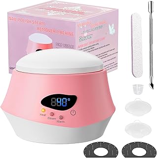 Steam Nail Polish Remover Machine.Nail Soak off Bowl for Women Nail Beginner & Professional, Electric Manicure Nail Bowl for Home Salon, Nail Polish Remover Machine