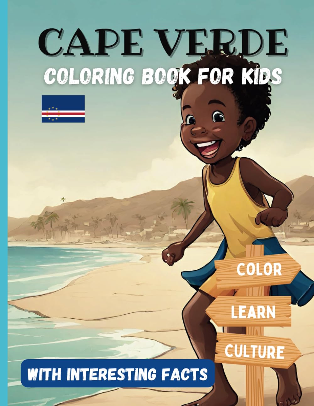 Cape Verde Coloring Book For Kids: With Interesting Facts