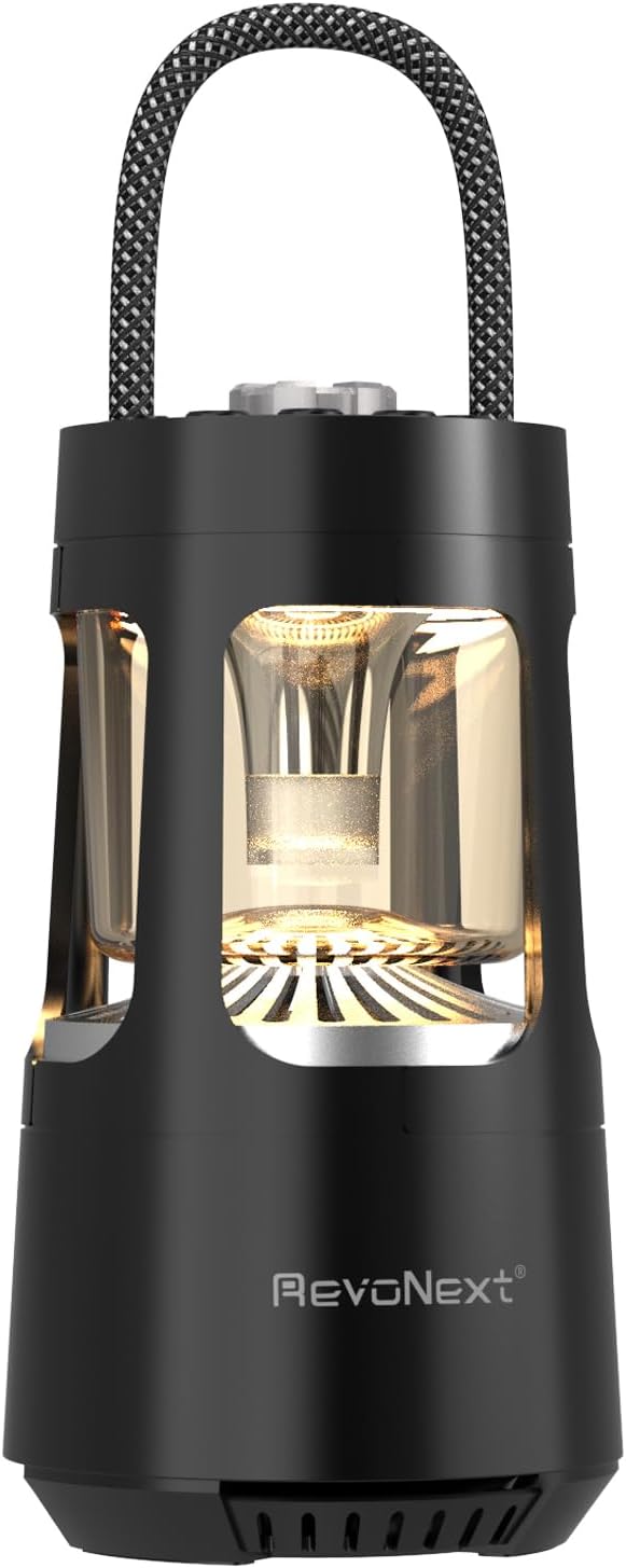 4000mAh Waterproof Bluetooth Speaker Lantern for Camping & Outdoor Fun