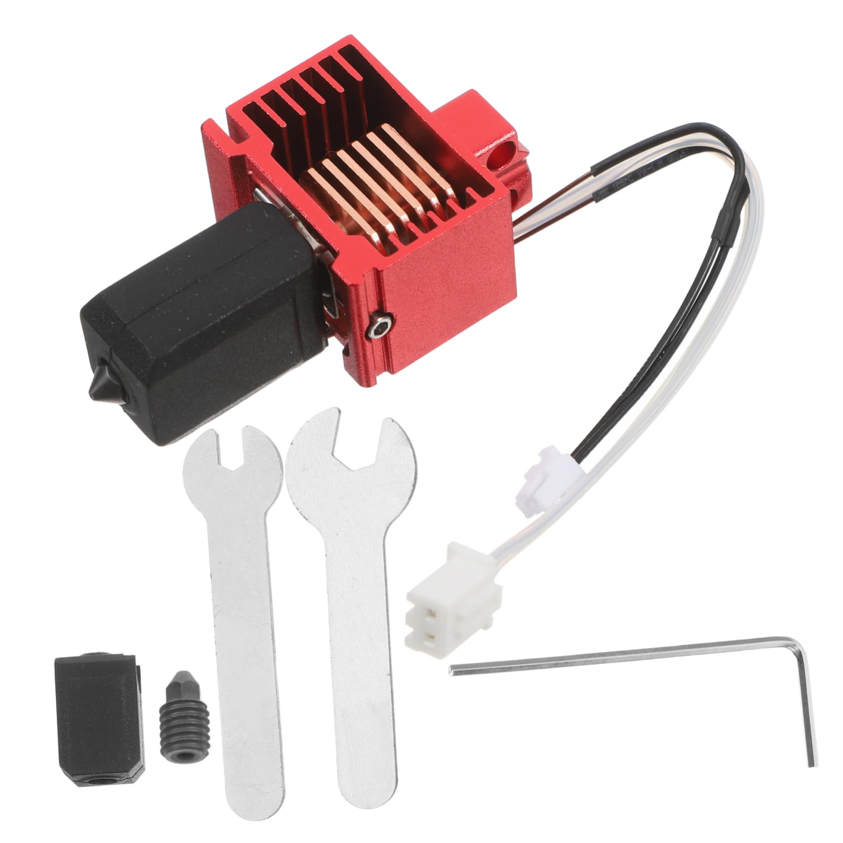 TOPBATHY Accessori Per Stampante Gruppo Estrusore Hotend Kit Utensili Raccordi Per Estrusore Hot End in Metallo Compatibile Diverse Stampanti Per Precisione Dettagli Precisi