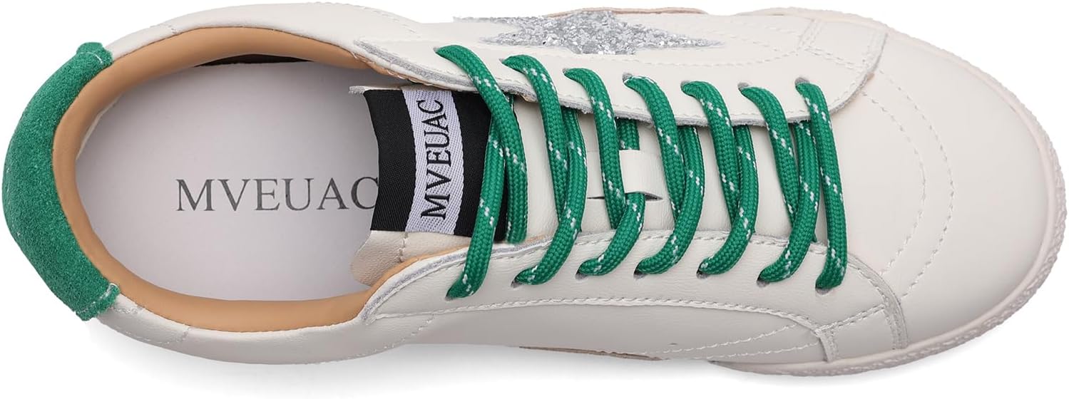 Fashion Star Sneakers for Women,Breathable and Non-Slip Cowhide Suede Casual Shoes,Lace-Up Low Top Women’s Sneakers – Walking Shoes for Versatile Daily Work - Image 6