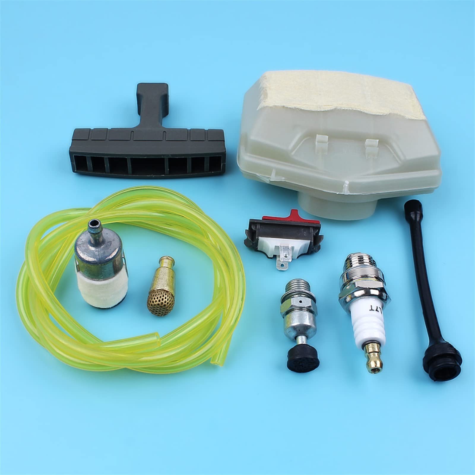 IWBR Kit de commutateur de mise au point de soupape de décompression de bougie d'allumage de filtre à mazout d'air adapté for le remplacement de Husqvarna 372 365 371 362 372XP Chaisnaw