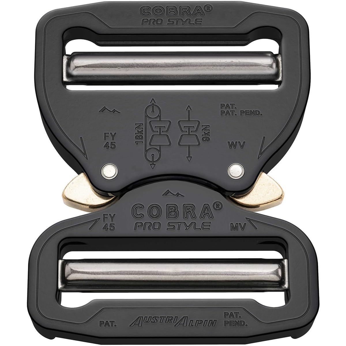 AustriAlpin Cobra Pro Style Klickschnalle, 25mm