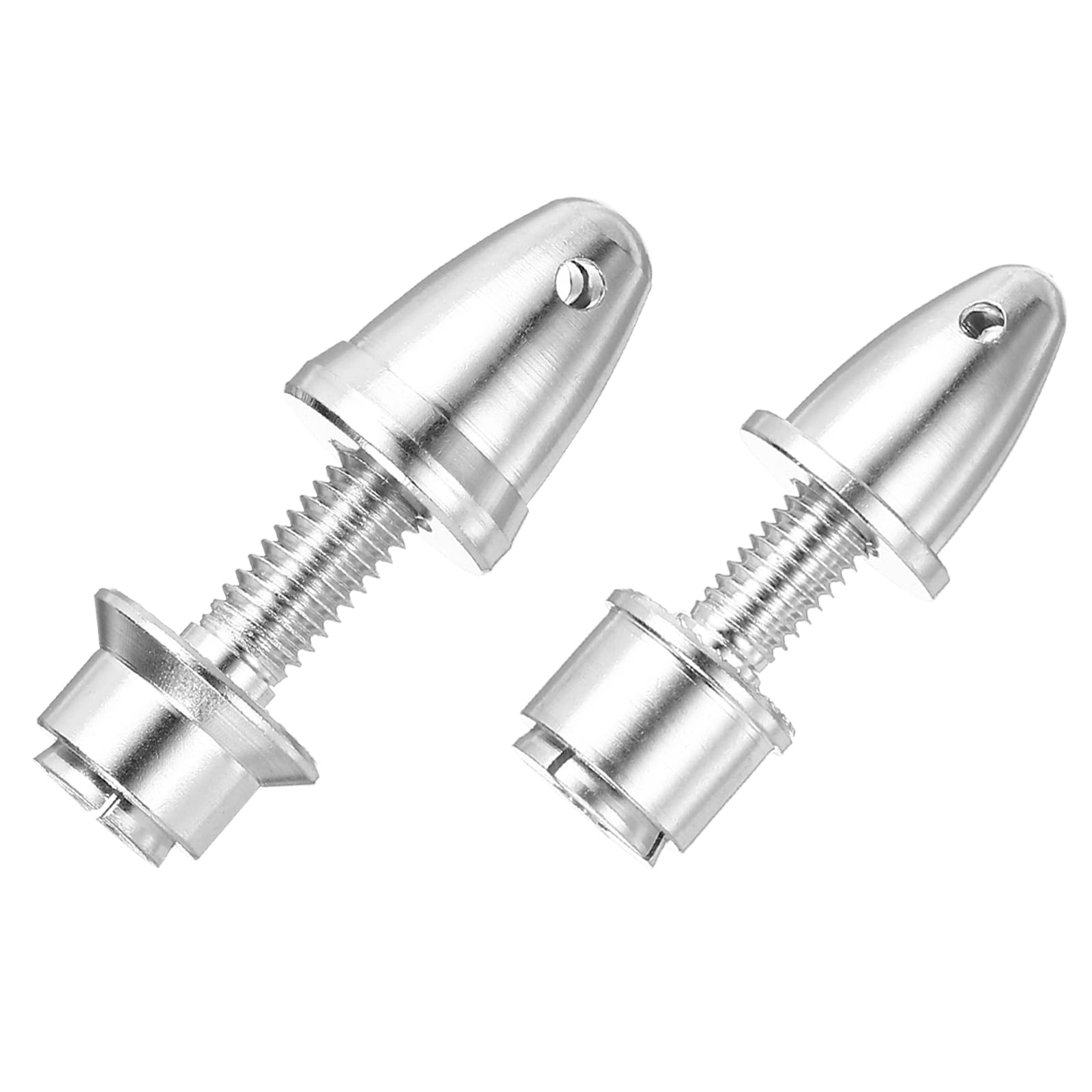 sourcing map Propeller Adapter RC Plane Airplane Spinners, 3.17/4mm Aperture and 5/6mm Output Axle Propeller Adapter Saver for Shaft Brushless Motor Speed Controllers, Pack of 2