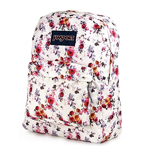 JanSport Superbreak Backpack- Sale Colors (Floral Memory),One Size